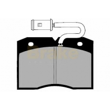 PA918 BRAKE ENGINEERING Комплект тормозных колодок, дисковый тормоз