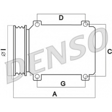 DCP50241 DENSO Компрессор, кондиционер