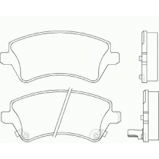 MDK0231 MINTEX Комплект тормозов, дисковый тормозной механизм