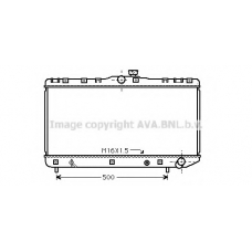 TO2181 Prasco Радиатор, охлаждение двигателя