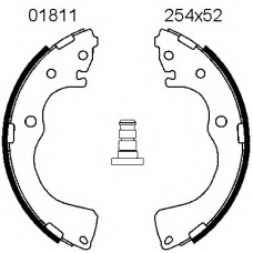 01811 BSF Комплект тормозных колодок