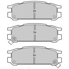 FBP-1773 FREMAX Комплект тормозных колодок, дисковый тормоз