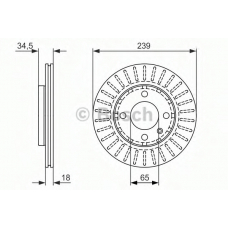 0 986 479 891 BOSCH Тормозной диск