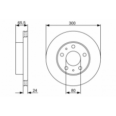 0 986 479 314 BOSCH Тормозной диск