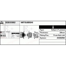 DC83082 EDR Тормозной суппорт
