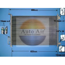 16-1416 AUTO AIR GLOUCESTER Конденсатор, кондиционер