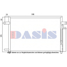 522064N AKS DASIS Конденсатор, кондиционер