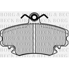 BBP1386 BORG & BECK Комплект тормозных колодок, дисковый тормоз