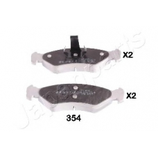 PA-354AF JAPANPARTS Комплект тормозных колодок, дисковый тормоз