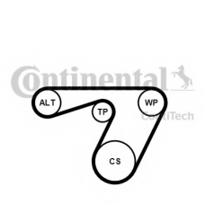 6PK1180K1 CONTITECH Поликлиновой ременный комплект