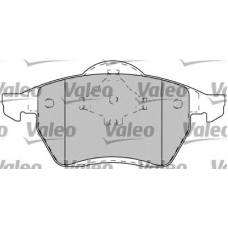 597260 VALEO Комплект тормозных колодок, дисковый тормоз