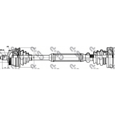 203005 GSP Приводной вал