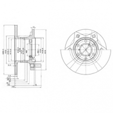 BG302 DELPHI Тормозной диск