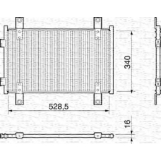 350203159000 MAGNETI MARELLI Конденсатор, кондиционер