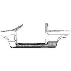 3757.02 VAN WEZEL Накладка порога