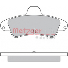 1170430 METZGER Комплект тормозных колодок, дисковый тормоз