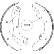 Z4056.01 WOKING Комплект тормозных колодок