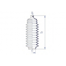 K5252 DA SILVA Пыльник, рулевое управление