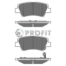5000-2023 PROFIT Комплект тормозных колодок, дисковый тормоз