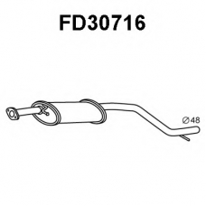 FD30716 VENEPORTE Предглушитель выхлопных газов