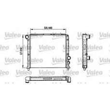 811389 VALEO Радиатор, охлаждение двигателя