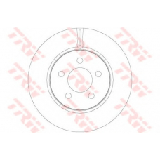 DF6264 TRW Тормозной диск