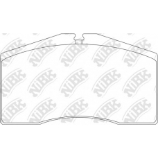 PN0328 NiBK Комплект тормозных колодок, дисковый тормоз