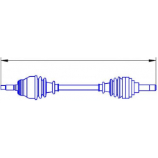 12567 SERCORE Приводной вал