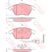 GDB1550 TRW Комплект тормозных колодок, дисковый тормоз
