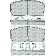 05P055 LPR Комплект тормозных колодок, дисковый тормоз