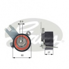 T43172 GATES Натяжной ролик, ремень грм