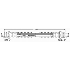 FBH6329 FIRST LINE Тормозной шланг