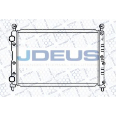 000M02 JDEUS Радиатор, охлаждение двигателя