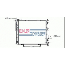 0305301 KUHLER SCHNEIDER Радиатор, охлаждение двигател