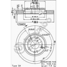 09.5373.20 BREMBO Тормозной диск