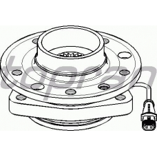 207 392 TOPRAN Ступица колеса