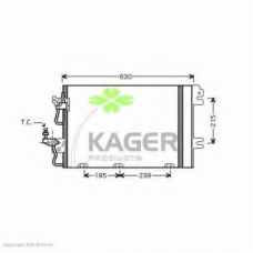 94-5272 KAGER Конденсатор, кондиционер