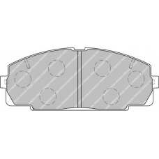 FSL1884 FERODO Комплект тормозных колодок, дисковый тормоз