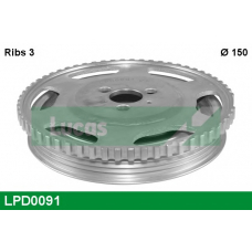 LPD0091 TRW Ременный шкив, коленчатый вал