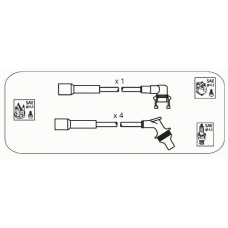 RB8 JANMOR Комплект проводов зажигания