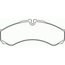 MDB2026 MINTEX Комплект тормозных колодок, дисковый тормоз