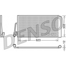 DCN05102 DENSO Конденсатор, кондиционер