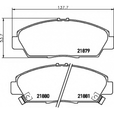 N-1316 COBREQ Комплект тормозных колодок, дисковый тормоз