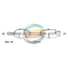 18-212251 ODM-MULTIPARTS Приводной вал