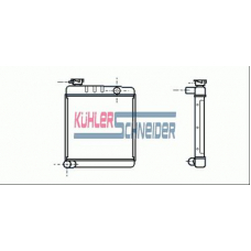 1101101 KUHLER SCHNEIDER Радиатор, охлаждение двигател