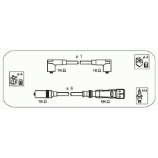 ABM59 JANMOR Комплект проводов зажигания