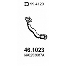 46.1023 ASSO Труба выхлопного газа