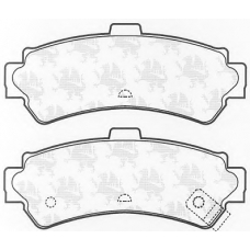 BP961 QH Benelux Комплект тормозных колодок, дисковый тормоз