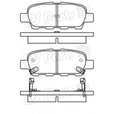 IBR-1154 IPS Parts Комплект тормозных колодок, дисковый тормоз