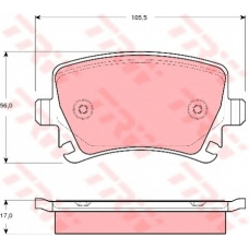 DP1010.10.0062 Dr!ve+ Комплект тормозных колодок, дисковый тормоз